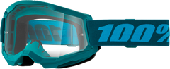 100-PERCENT STRATA 2 GOGGLE STONE CLEAR LENS