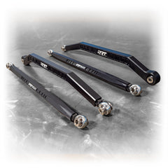 DRT Polaris 2020+ Pro XP/4 (64")Billet Aluminum High Clearance Radius Rod Set, Black