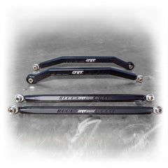 DRT Polaris 2020+ Pro XP/4 (64")Billet Aluminum High Clearance Radius Rod Set, Black