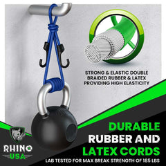 Rhino USA 28Pc Bungee Cord Assortment RHINO-28-BNGE