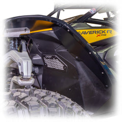 DRT Can Am Maverick R Front Aluminum Rock Guard Kit