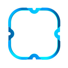 KC HiLiTES FLEX ERA 4 - 1-Bezel Ring - ED Coated - Blue 30572