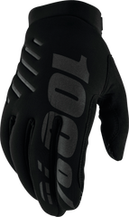 100-PERCENT BRISKER YOUTH GLOVES BLACK XL