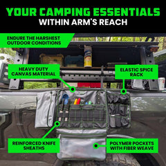 Rhino USA Camp Kitchen Organizer Bag (Black) AC-SBCAMPKIT-BLK