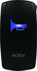 DragonFire Racing Lighted Switch Horn On/Off Blue 521371