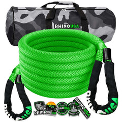 Rhino USA Kinetic Energy Recovery Rope (5/8In X 20Ft) Green KROPE-58X20-GRN