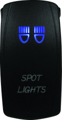 DragonFire Racing Lighted Switch Spot Light On/Off Blue 521385
