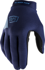 100-PERCENT RIDECAMP WOMEN'S GLOVES NAVY/SLATE MD