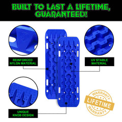 Rhino USA Recovery Traction Boards - Blue (Pair) RG-TB42X13-BLU