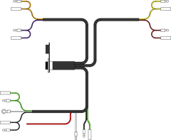 KFI Hand Remote Harness Replacement ACT-HR-HAR