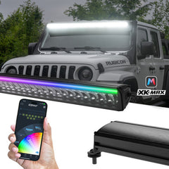 XKGLOW XK Glow 10in Offroad Light Bar w/ RGBW Chasing DRL & App Control MX-BAR-10