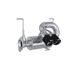 MBRP Can-Am Single Slip-on Muffler with catalytic converter and carbon fiber tips. AT-9541PT