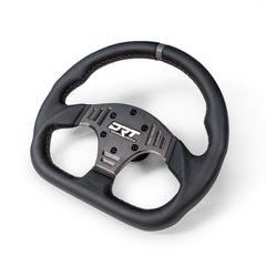 DRT 330mm D-Shape Steering Wheel - Leather