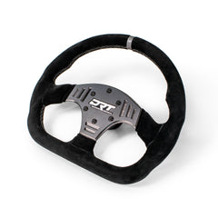 DRT 330mm D-Shape Steering Wheel - Suede