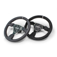 DRT 330mm Round Steering Wheel - Leather