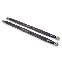 DRT Straight Hex Bar Radius Rod Set, Black - Polaris Pro/Turbo R Platform