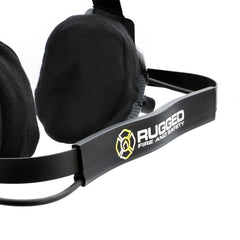 Rugged FHS Behind-The-Head Fire Safety Industrial Headset - No Buttons / For Rugged / Firecom