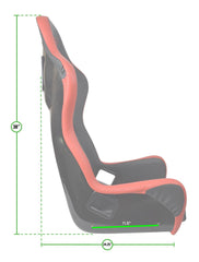 PRP Alpha Composite Seat, Extra Wide A3902