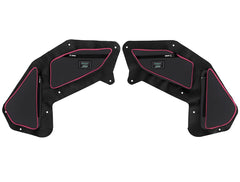 PRP Shreddy Rear Door Bags for Polaris RZR PRO XP4, PRO R4, Turbo R4 (Pair), Black and Pink SHRDYE96-R