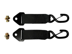 PRP 2" x 10" S-Hook Adapters for Retractable Tie-Down Straps (2 Pack) 28500-SH