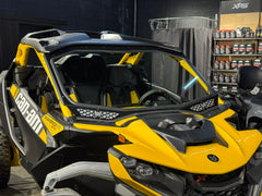 Moto Armor Maverick "R" Vented Glass Windshield with Wipers