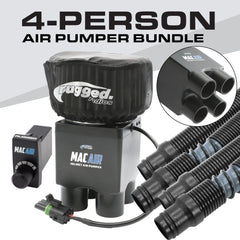 Rugged MAC Air 4-Person Helmet Air Pumper (Bundle)