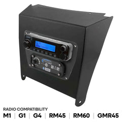 Rugged Kawasaki KRX Multi-Mount Kit for Rugged Mobile Radios and Intercom - Rugged M1/G1/G4/RM45/RM60/GMR45