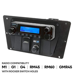 Rugged Yamaha YXZ Multi-Mount - Kenwood TK7360