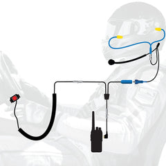 RUGGED Wired Driver Only Communication Kit with RDH16 Radio - Kit with Earbuds