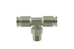 Turbosmart 1/8" NPT Pushloc Fitting - Stainless Steel - 1/4"