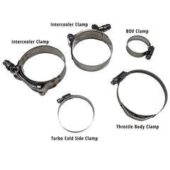 RPM Can-Am Maverick X3 Turbo R & RR Stainless Charge Tube Clamp Set