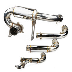 RPM X3 FULL 3" Exhaust Monster Core Muffler & Mid Pipe Can Am Maverick X3 Turbo, R, & RR 2017-2026