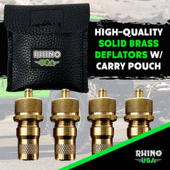 Rhino USA Pro Tire Deflator Kit DEFLATORS-4PK