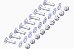 KFI Plow Flap Hardware Kit HK-102