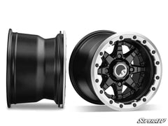 SUPERATV Sticky XT Warrior Tires 32x10x15 on 15x10 Healy Lock Series Beadlock Wheels 4/137 Pattern