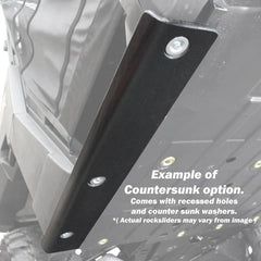 Factory UTV Polaris RZR 4 Seater UHMW Rock Sliders (older models)