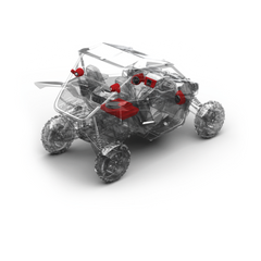 Rockford Fosgate 16-21 Yamaha YXZ1000R / 17-21 1000R SS Stage 4 Stereo Kit YXZ-STAGE4