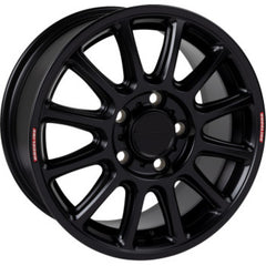Raceline A14VB Alpha 15x7in/5x114.3 BP/56mm Offset/68mm Bore - Satin Black Wheel A14VB-57012+56