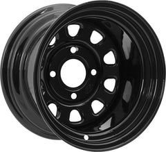 ITP Delta Steel 14X7 / 4/156 / 4+3 12mm Offset Black Wheel 1422755014B