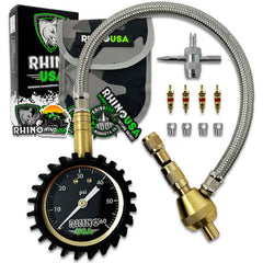 Rhino USA 60Psi Tire Deflator Gauge DEFLATOR-GAUGE