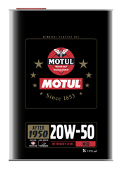 Motul CLASSIC PERFORMANCE 20W-50 4X5L US Engine Oil Additive 110622
