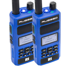 Rugged 2 PACK - Rugged R1 - Business Band Two Way Handheld Radio - Digital and Analog