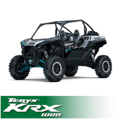 Rugged Kawasaki Teryx KRX Complete Communication Kit with Bluetooth Intercom and 2-Way Radio - STX Stereo / M1 VHF Business Band / Dash Mount