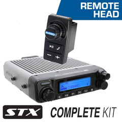 Rugged STX STEREO Remote Head Complete Master Communication Kit with Intercom and 2-Way Radio - G1 GMRS