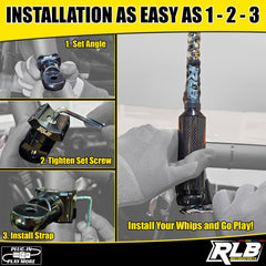RLB Motorsports Whip Mounts