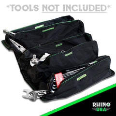 Rhino USA Heavy Duty Off-Road Tool Bag/Roll Black RNO-TOOL-ROLL