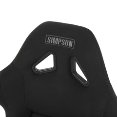Simpson Racing Club Series Seat 17" Xtra Large - Black Cloth - FIA 8855-1999