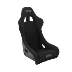 Simpson Racing Club Series Seat 16" Large - Black Cloth - FIA 8855-1999