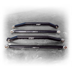 DRT Polaris 2020+ Pro XP/4 (64")Billet Aluminum High Clearance Radius Rod Set, Black
