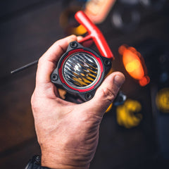 KC HiLiTES FLEX ERA 1 - Single Bezel Ring - Red 30575